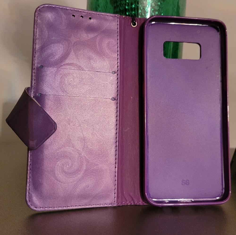 Samsung S8 flip wallet case